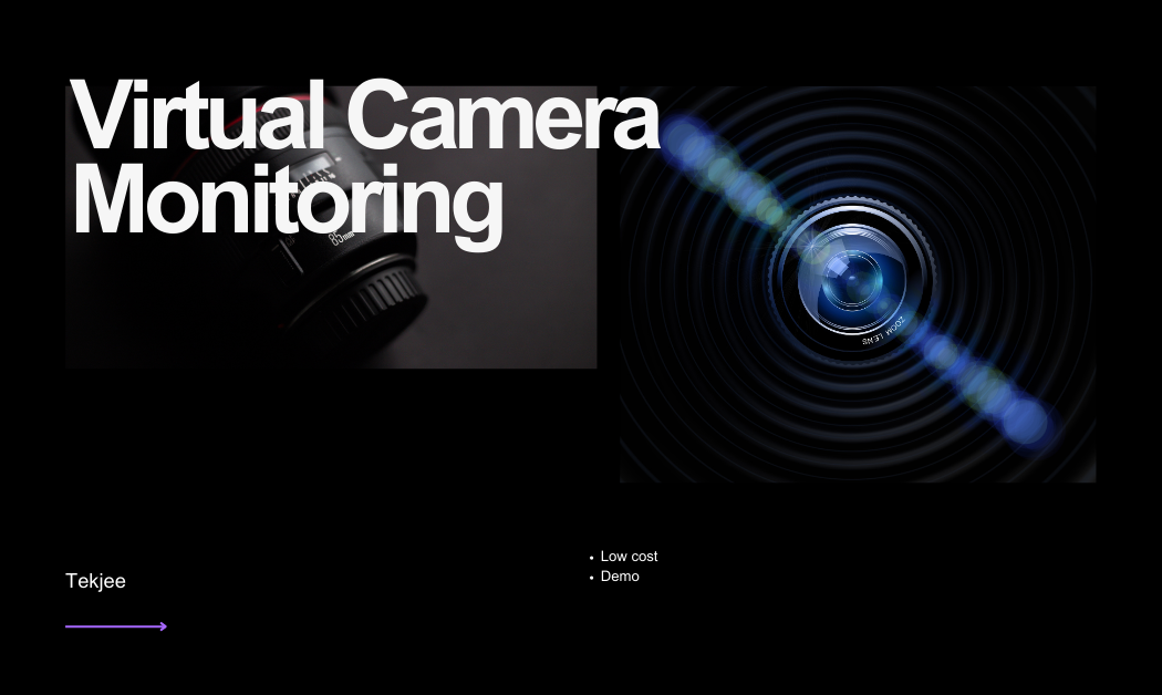 Virtual Camera Monitoring