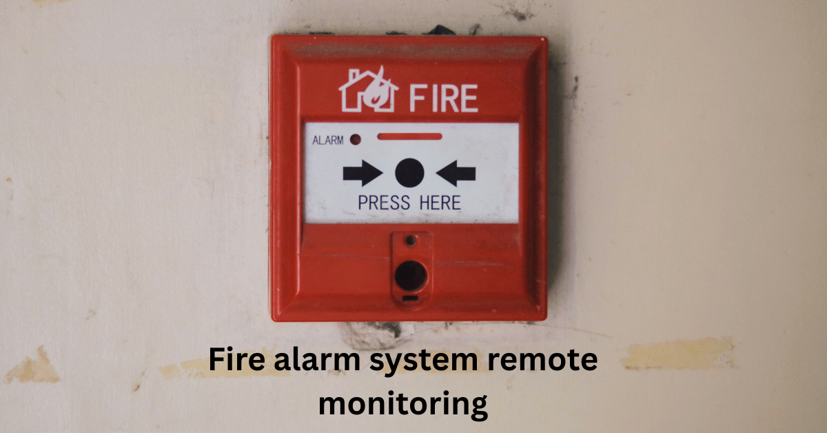 Fire alarm system remote monitoring
